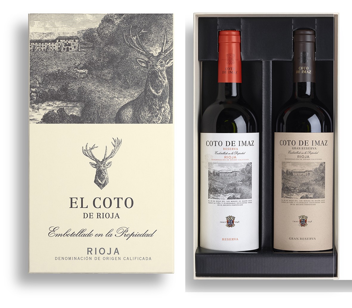 Imagen Estuche 2 botellas Coto de Imaz Reserva y Gran Reserva