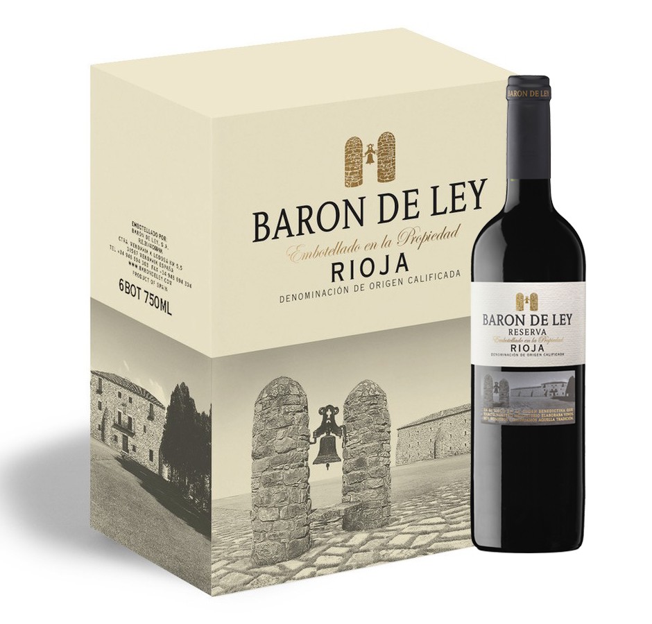 Vino Tinto Barón de Ley Reserva DO Rioja. Tienda Bodega